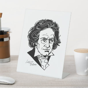 Ludwig van Beethoven Sockelschild