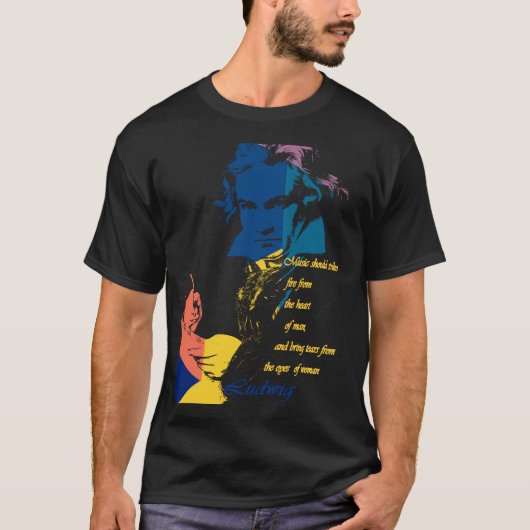 Ludwig van Beethoven T-Shirt (Vorderseite)