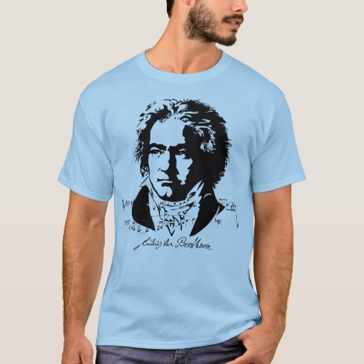 LUDWIG VAN BEETHOVEN T-Shirt (Vorderseite)