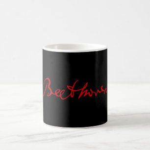 Ludwig van Beethoven Unterschrift Autogramm klassi Kaffeetasse