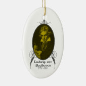 Ludwig van Beethoven-Verzierung Keramik Ornament (Rechts)