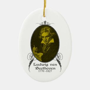 Ludwig van Beethoven-Verzierung Keramik Ornament