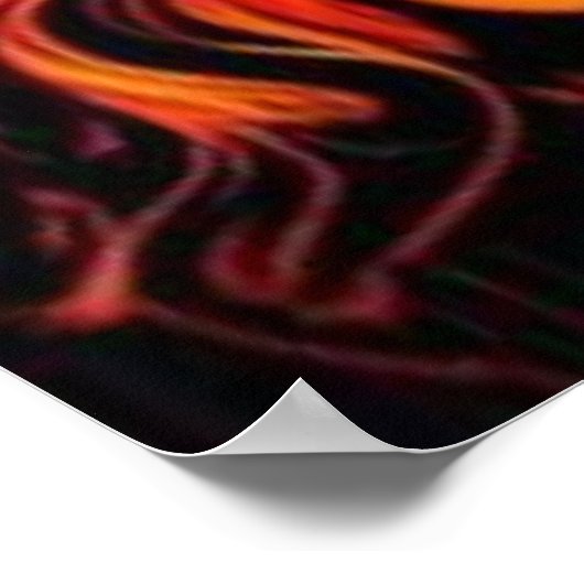 Ludwig van Beethoven Vibrant Unique 40"x40" Poster (Ecke)