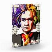 Ludwig van Beethoven Vibrant Unique Fotoblock (Links)