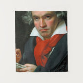 Ludwig Van Beethoven Wandteppich (Vorderseite)