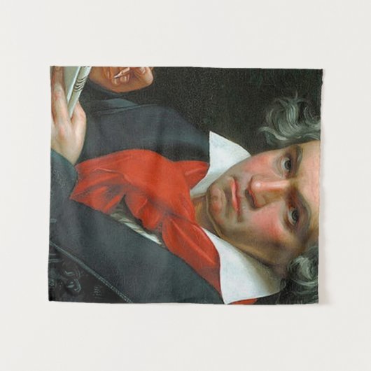 Ludwig Van Beethoven Wandteppich (Vorderseite (Horizontal))