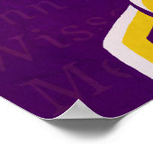 Ludwig van Beethoven Zitat: Nicht nur üben Poster (Ecke)