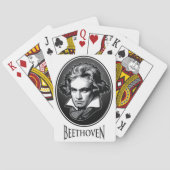 Ludwig VanBeethoven - Komponist Musician Spielkarten (Rückseite)
