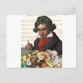 Ludwig von Beethoven Mashed Postkarte (Vorderseite)