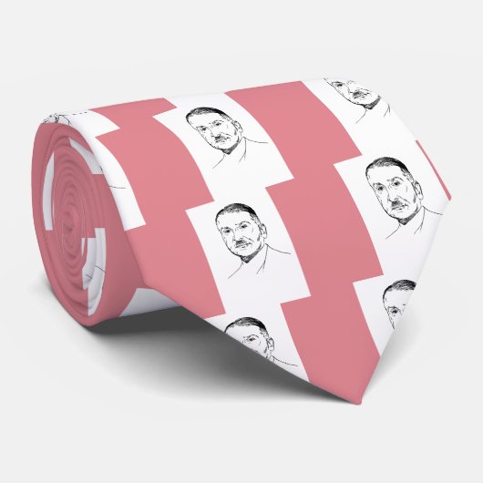 Ludwig von Mis Krawatte (Gerollt)