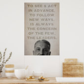 Ludwig von Mises Leaders Print Poster (Küche)