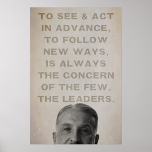 Ludwig von Mises Leaders Print Poster