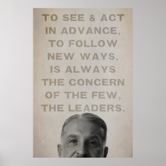 Ludwig von Mises Leaders Print Poster