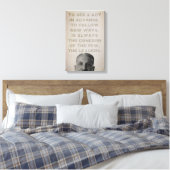 Ludwig von Mises Leaders Stretched Canvas Print Leinwanddruck (Insitu (Schlafzimmer))