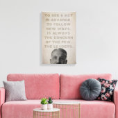 Ludwig von Mises Leaders Stretched Canvas Print Leinwanddruck (Insitu (Wohnzimmer))