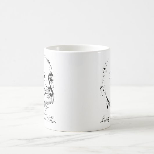 Ludwig von Mises Mug Kaffeetasse (Mittel)