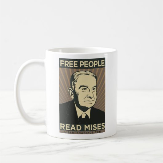 Ludwig von Mises Mug Kaffeetasse (Links)