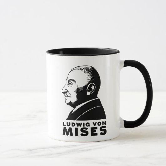 Ludwig von Mises Mug Tasse (Rechts)
