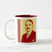 Ludwig von Mises Mug Zweifarbige Tasse (Links)
