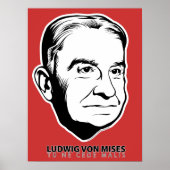 Ludwig von Mises Poster (Vorne)