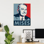 Ludwig von Mises Poster (Heimbüro)