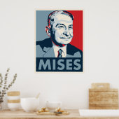 Ludwig von Mises Poster (Küche)