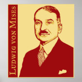 Ludwig von Mises Poster (Vorne)
