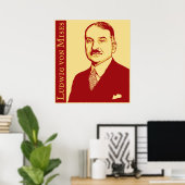 Ludwig von Mises Poster (Heimbüro)