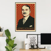 Ludwig von Mises Poster 2009 (Heimbüro)