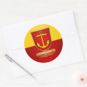 Ludwigshafen Runder Aufkleber (Umschlag)