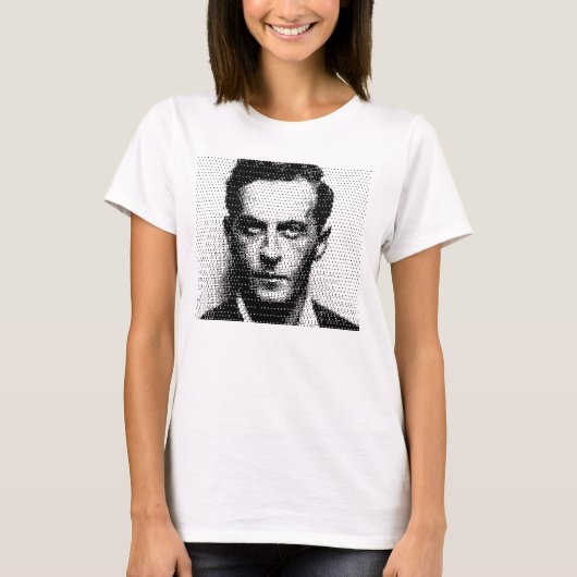 Ludwik Wittgenstein raster portrait T-Shirt (Vorderseite)