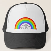 LUE Outdoor Pride Mountains Trucker Hat Truckerkappe (Vorderseite)