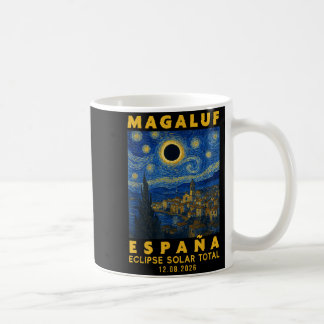 Luf España Totale Sonnenfinsternis 2026 Kunstwerk Kaffeetasse