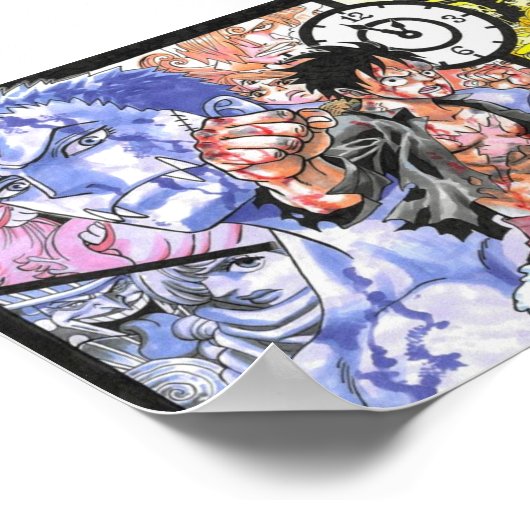 Luffe vs. Katakuri Poster (Ecke)