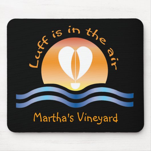 Luffers Sunset_Luff in der air_Martha's Vineyard Mousepad (Vorne)