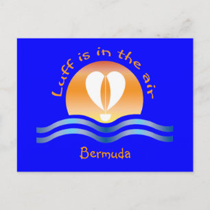 Luffers Sunset_Luff in Luft Bermuda Postkarte