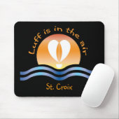 Luffers Sunset_Luff ist im Luft St. Croix Mousepad (Mit Mouse)