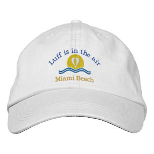 Luffers Sunset_Luff ist in der Luft Miami Beach Bestickte Kappe