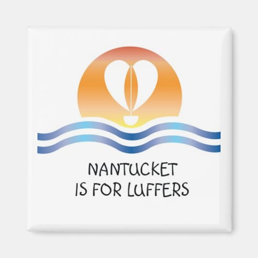 Luffers Sunset_Nantucket-Magnet Magnet (Vorne)