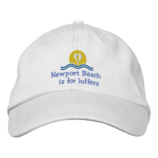 Luffers Sunset_Newport Beach Bestickte Kappe (Vorderseite)