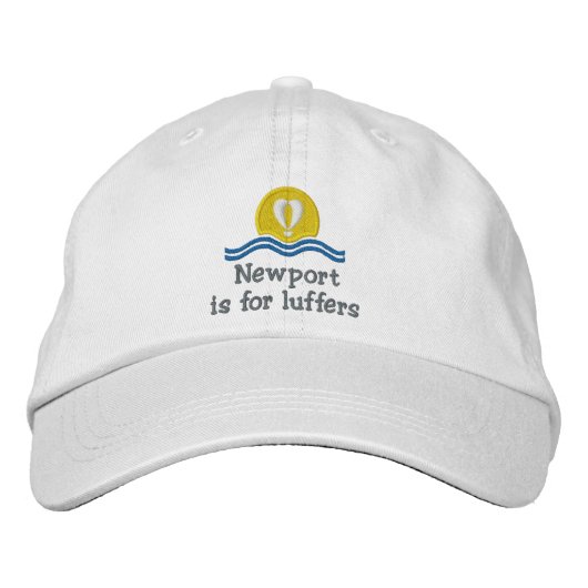 Luffers Sunset_Newport Bestickte Kappe (Vorderseite)