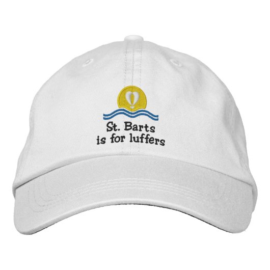 Luffers Sunset_St. Barts Bestickte Baseballkappe (Vorderseite)