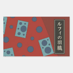 Luffino Rechteckiger Aufkleber