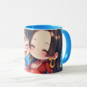 Luffy & Boa Hancock Anime Mug Tasse (VorderseiteRechts)