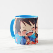 Luffy & Boa Hancock Anime Mug Tasse (Vorderseite Links)