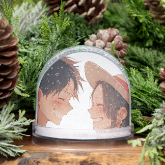 Luffy & Boa Hancock Anime Snow Globe Schneekugeln