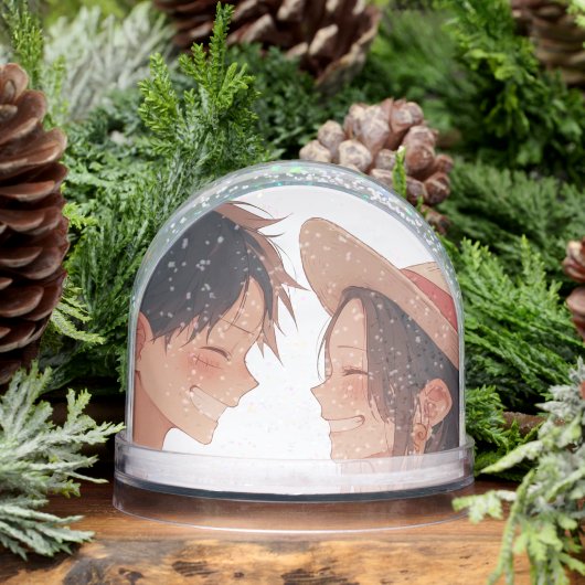 Luffy & Boa Hancock Anime Snow Globe Schneekugeln (Winter)