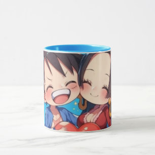Luffy & Boa Hancock Anime-Tasse Tasse