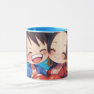 Luffy & Boa Hancock Anime-Tasse Tasse