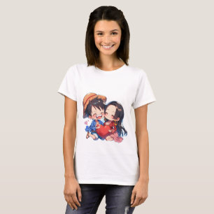 Luffy & Boa Hancock Damen-T-Shirt T-Shirt